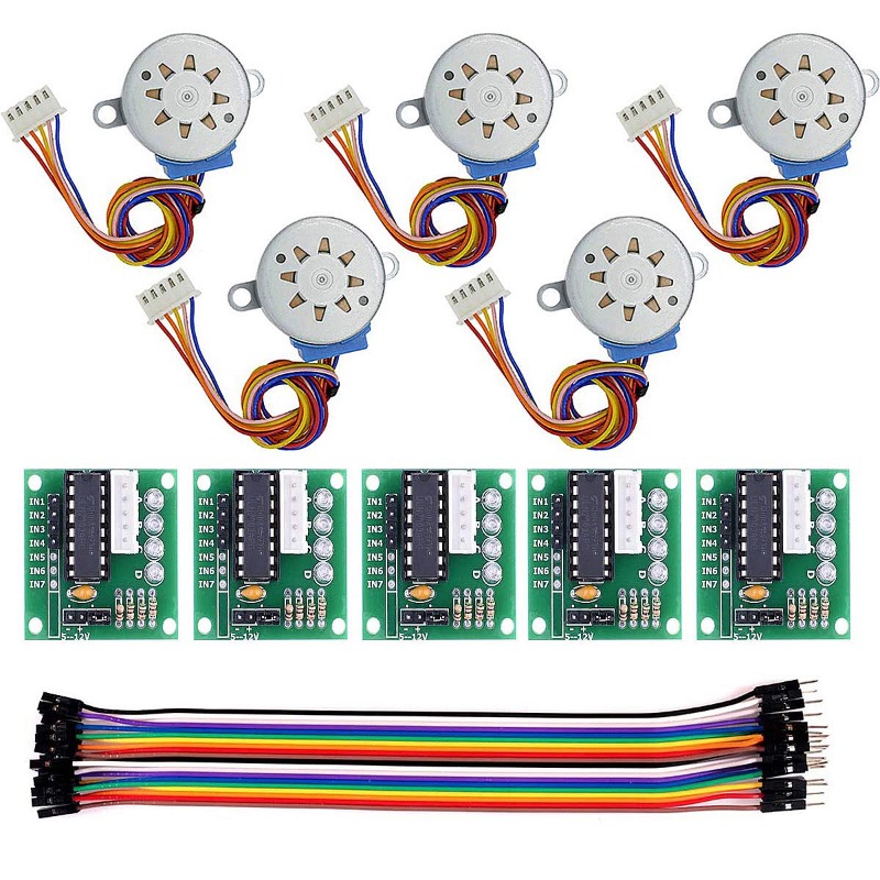 Uln2003 Driver - 5Set ULN2003 28BYJ-48 Motore passo-passo 5V