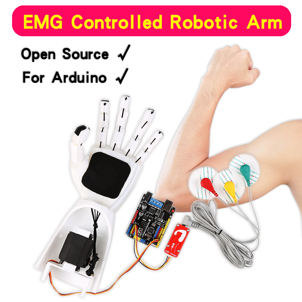 Robot Arm Kit - Braccio robotico con sensore EMG Braccio