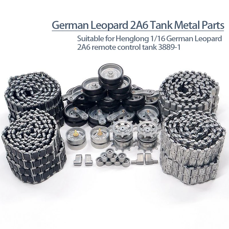 Tracked Robot Chassis - Henglong 3889 Leopard 2A6 Accessori per