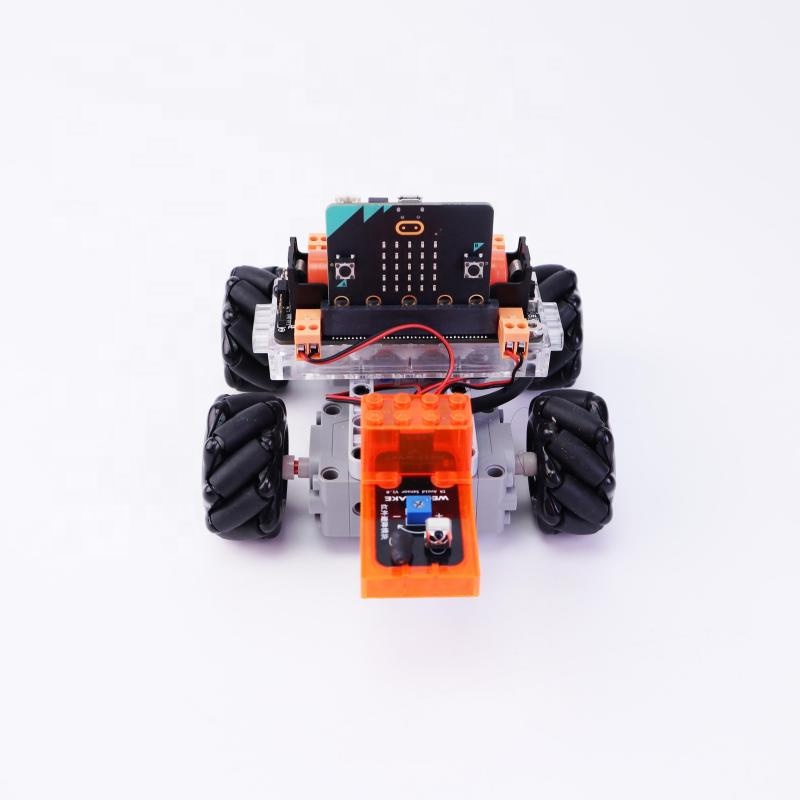 Microbit Robot - Kit di Programmazione Robot Auto 4WD
