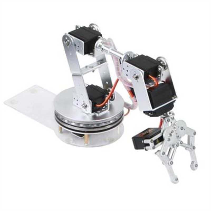 Robot Arm Kit - Braccio Robotico Argento a 6 Gradi