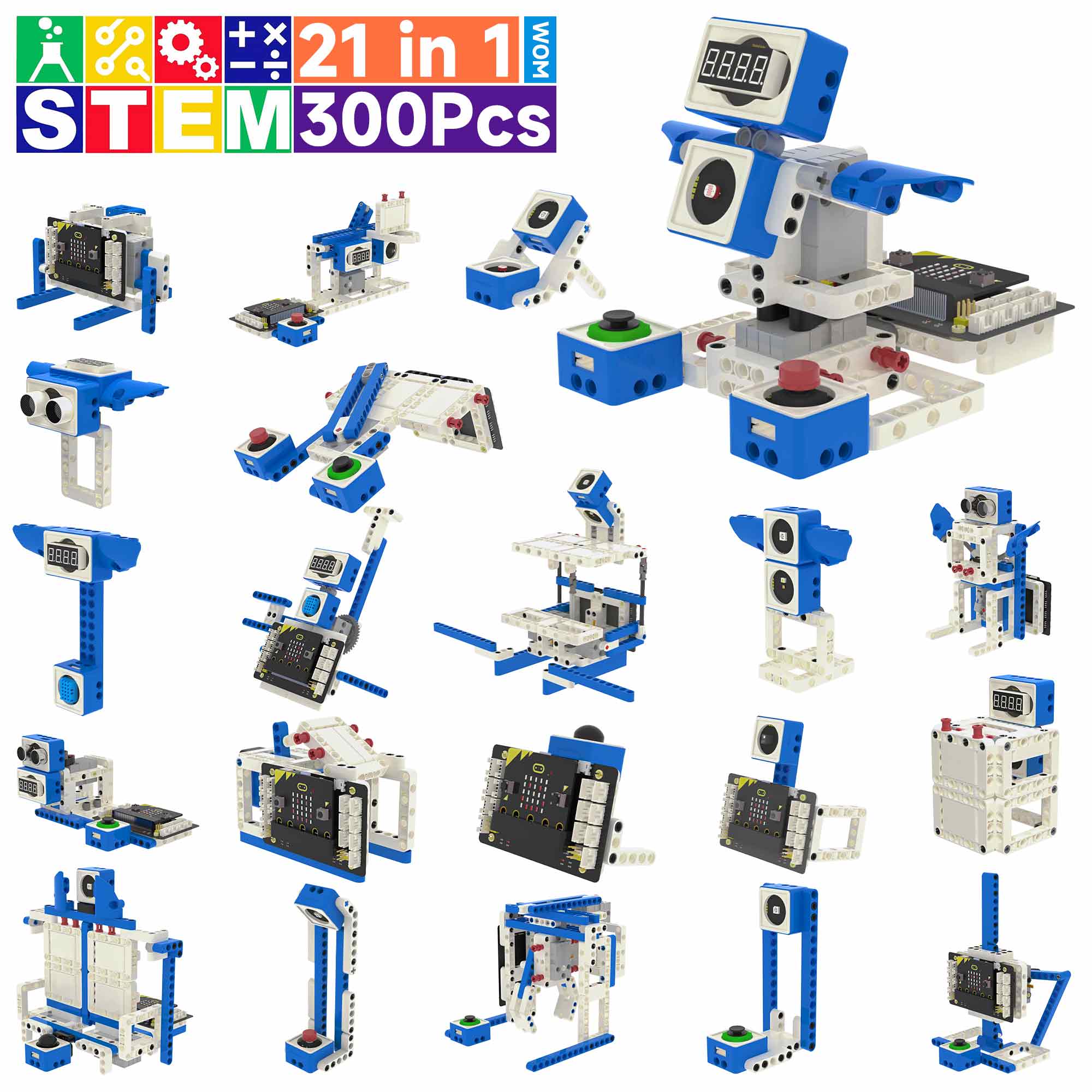 Microbit Robot - Kit di robotica Microbit 21 in