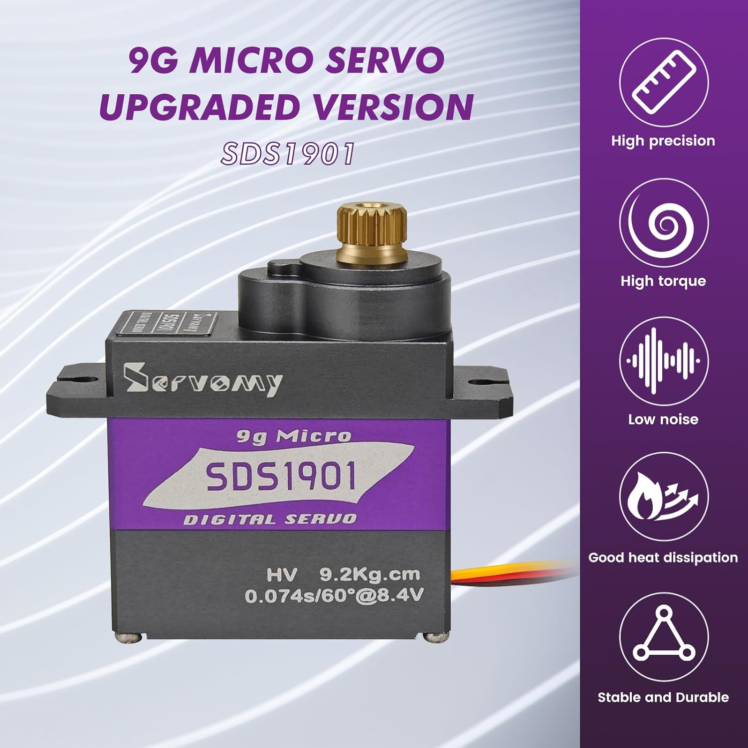 Servo Sg90 - SERVOMY-SDS1901 Digitale 9G Micro Coreless Servo