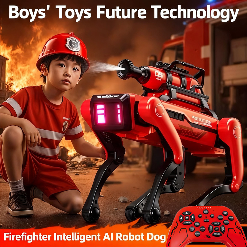 Robot Remote Control - Cane robot AI Robot antincendio intelligente