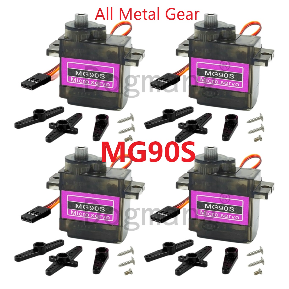 Servo Sg90 - MG90S Servo 1/2/4/10/20/50 pezzi All Metal