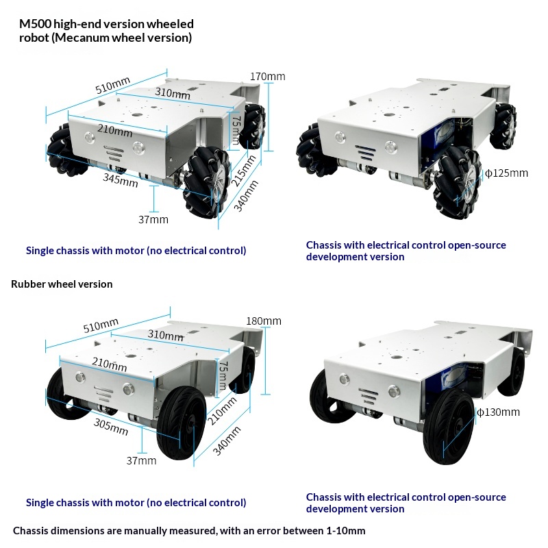 Robot a Quattro Ruote Motrici  - Tracked Robot Chassis recensione e prezzo