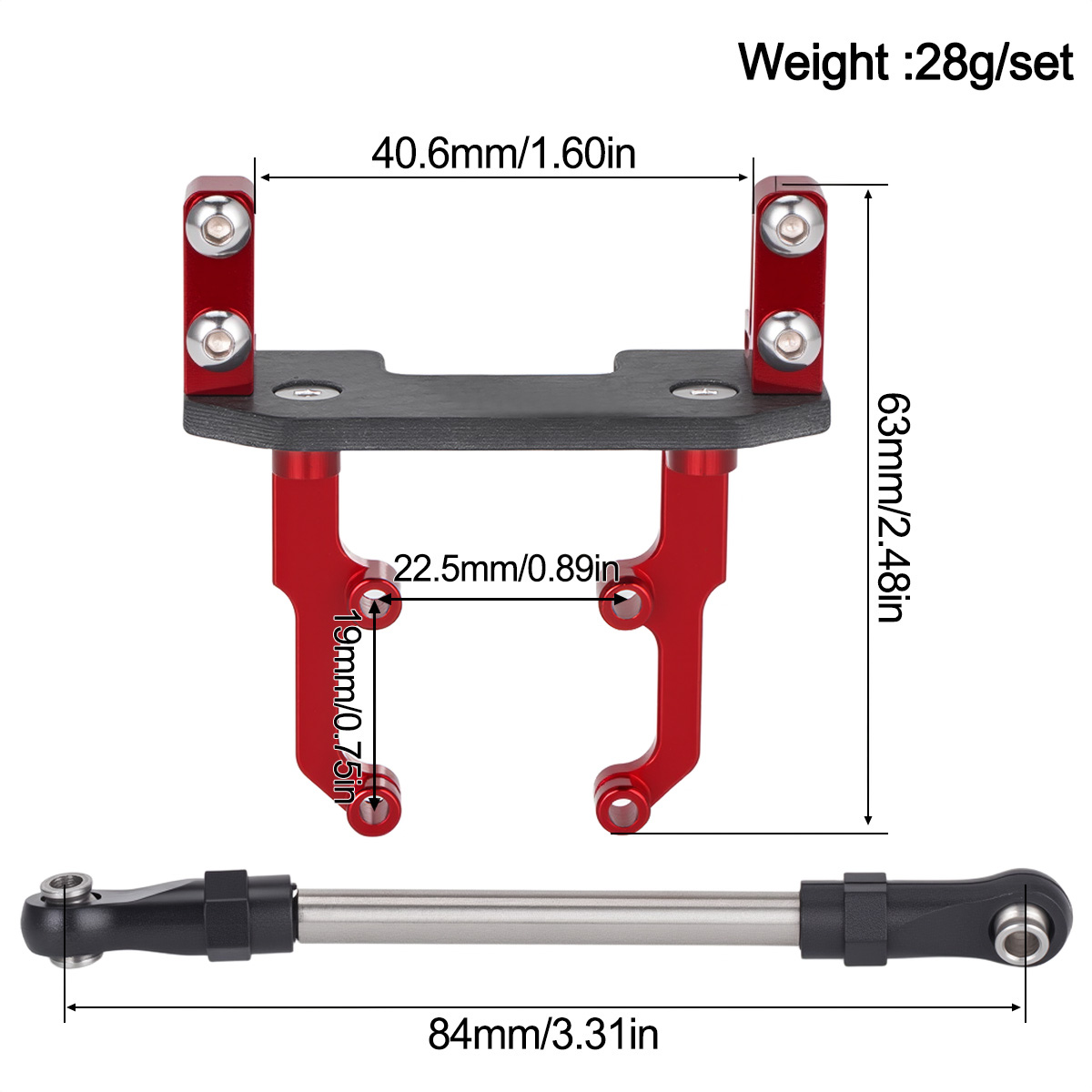 Base di Montaggio Servo in Leg - Servo Bracket recensione e prezzo