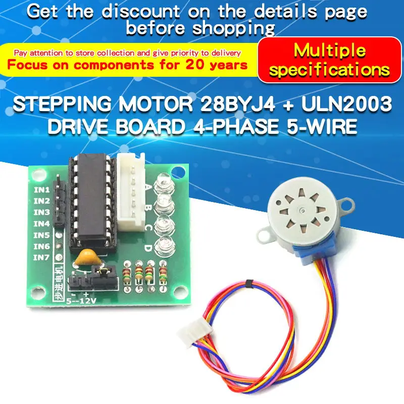 1PCS 28BYJ4 Motore passo-passo - Uln2003 Driver recensione e prezzo