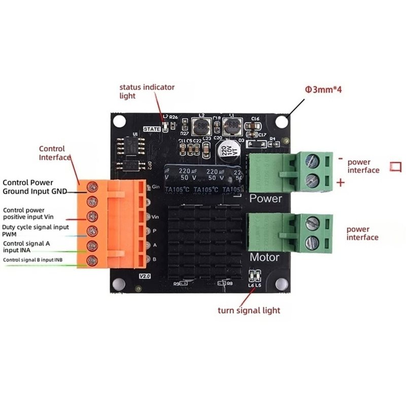 AT02-12V 24V 16A Modulo driver - Dc Motor 12V recensione e prezzo