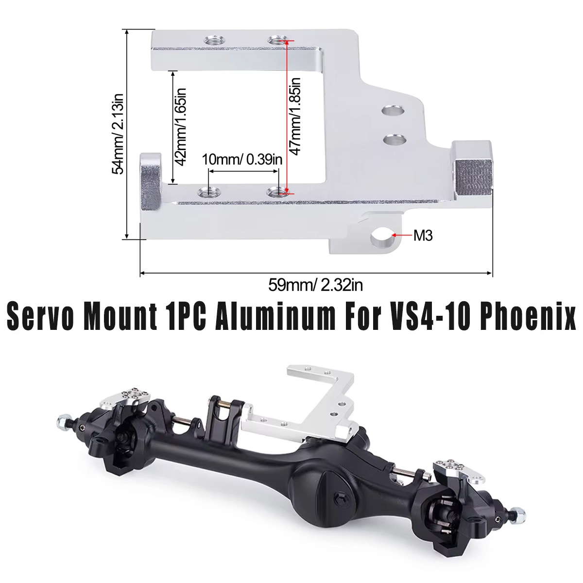 1 Pezzo Supporto Servo in Allu - Servo Bracket recensione e prezzo