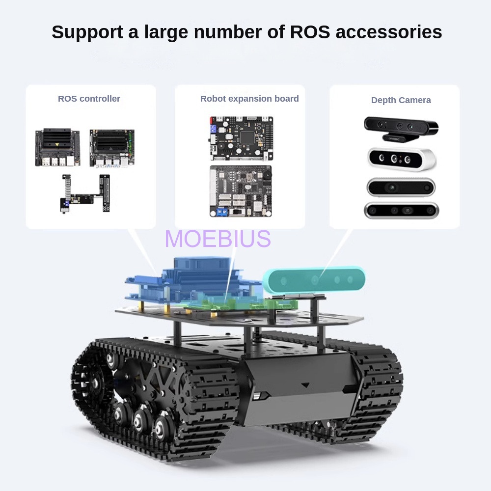 Telaio del serbatoio di assorb - Tracked Robot Chassis recensione e prezzo